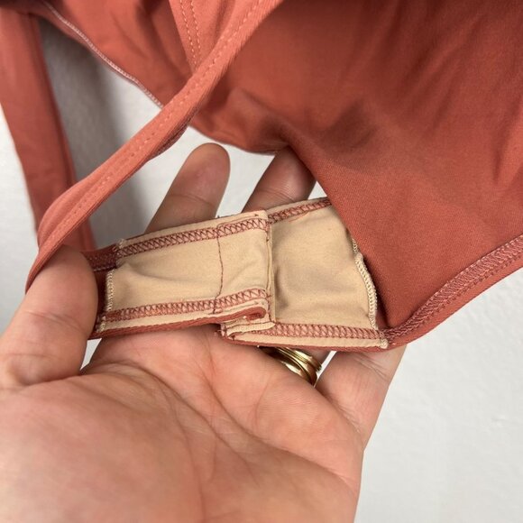 ALIX NYC Jensen Long Sleeve Thong Bodysuit Top in Clay, Size Medium, NWT! - Picture 11 of 14